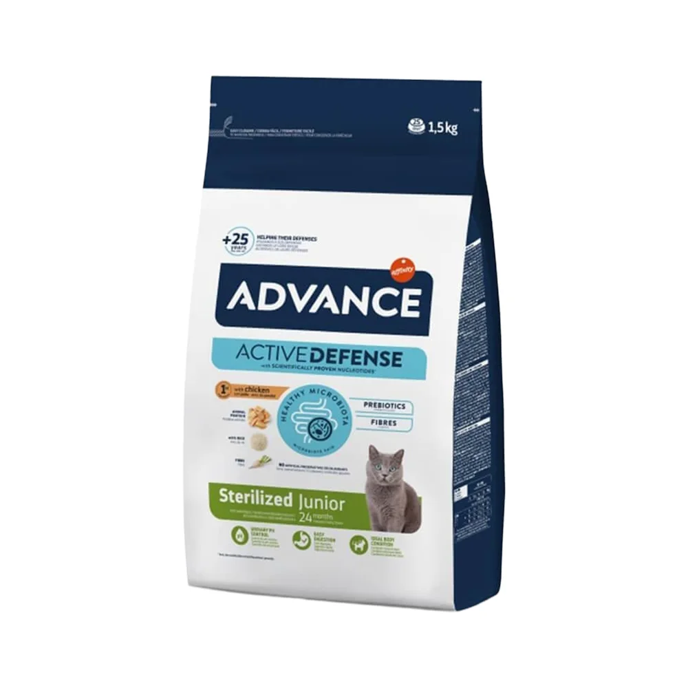 Advance Tavuk Etli Kısırlaştırılmış Yavru Kedi Maması (1,5 kg)
