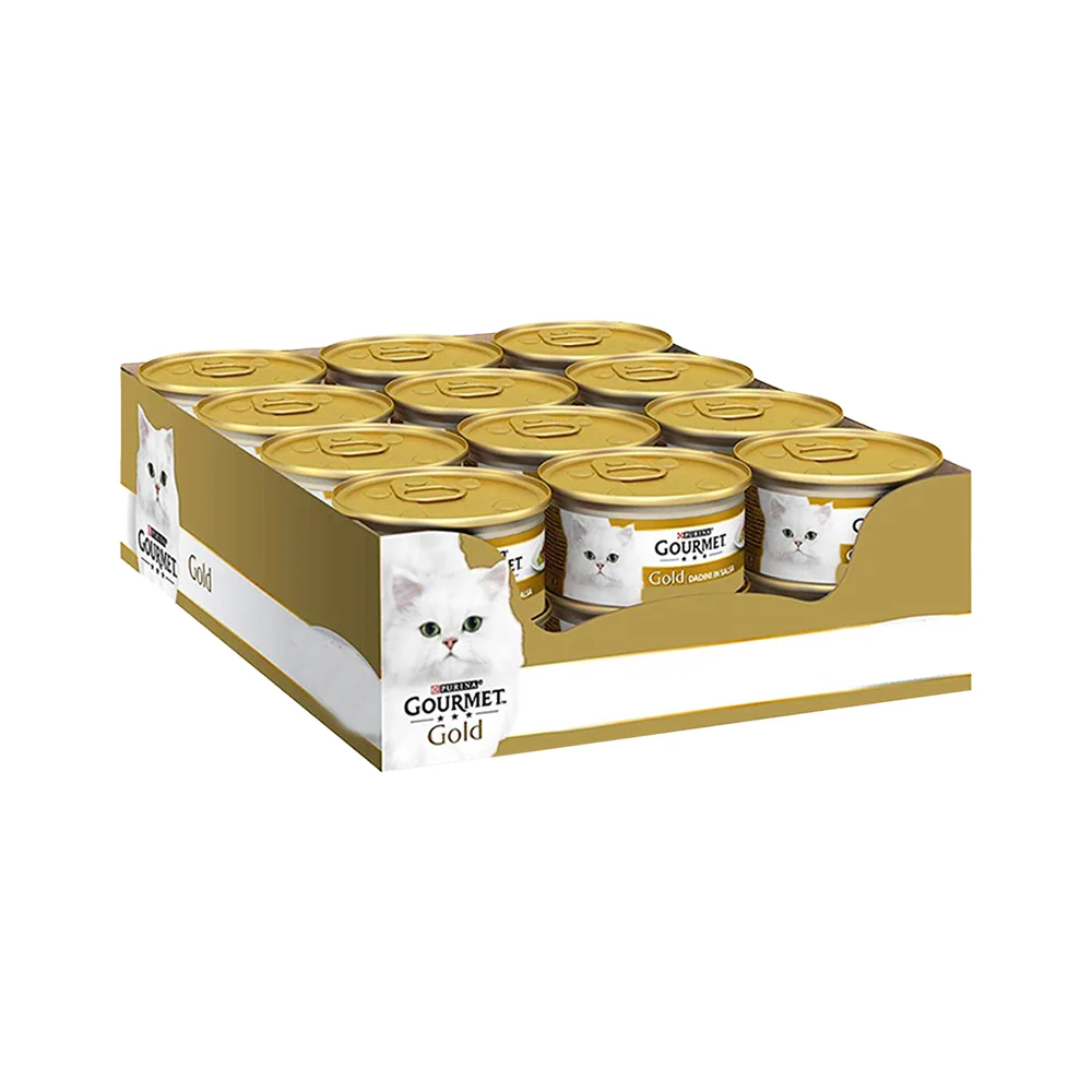 Purina Gourmet Gold Kıyılmış Tavuk Etli Kedi Konserve Maması (24 x 85 g)