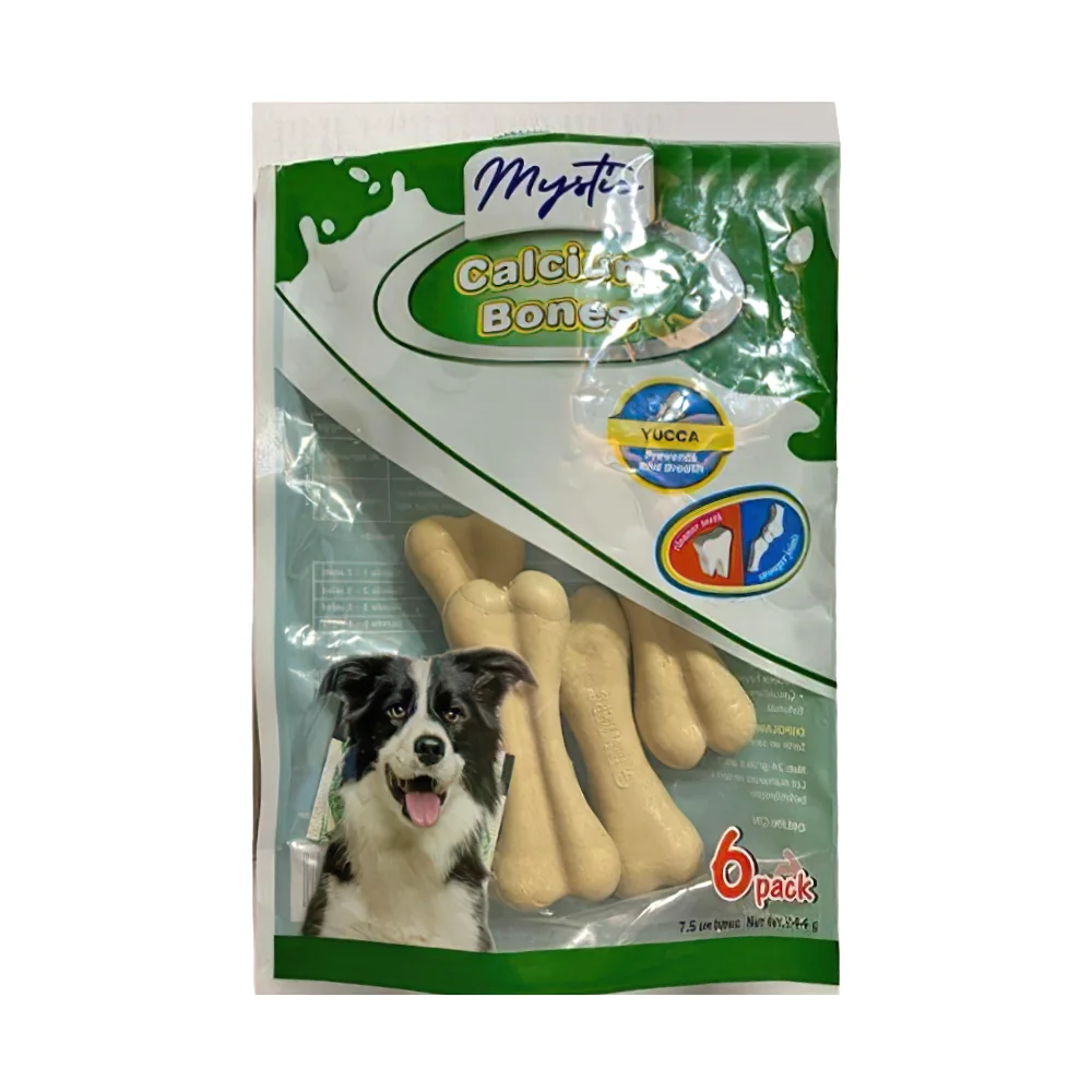 Mystic Kalsiyum Sütlü Kemik Köpek Ödülü 7,5 cm (6 x 24 g)