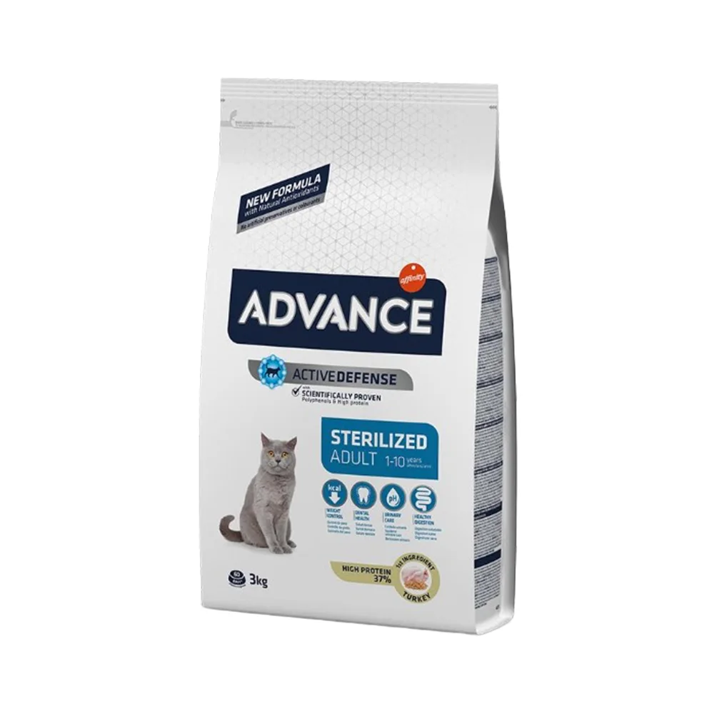Advance Hindi Etli Kısırlaştırılmış Yetişkin Kedi Maması (3 kg)