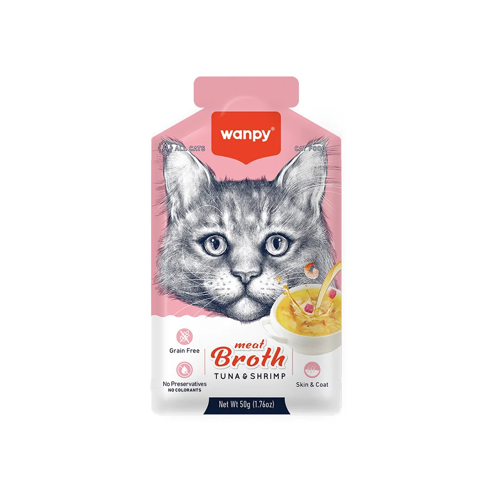 Wanpy Karides ve Ton Balığı Eti Çorbası (50 g)