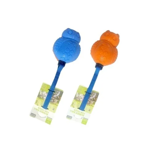 Nunbell Plastik Oyuncak Baykuş Tutma Kayışlı Köpek Oyuncağı