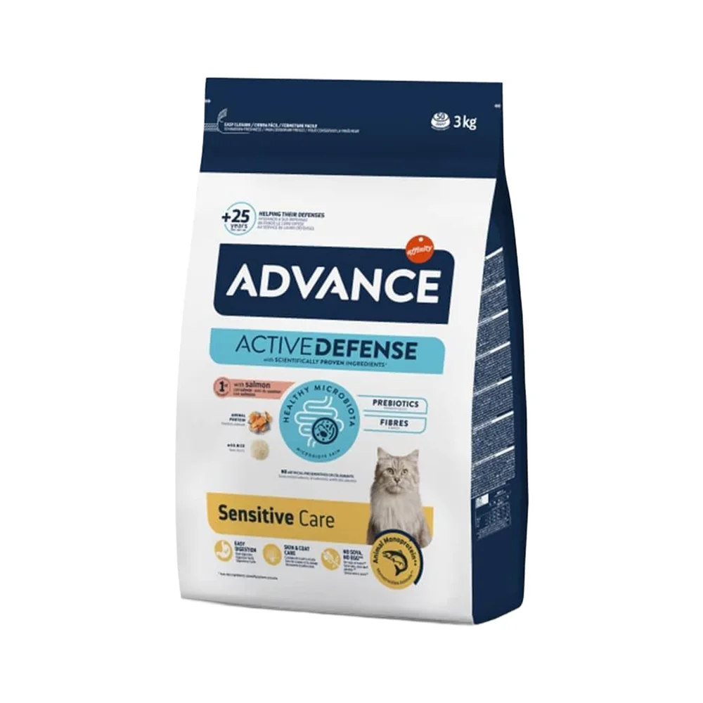 Advance Sensitive Somonlu Yetişkin Kedi Maması (3 kg)