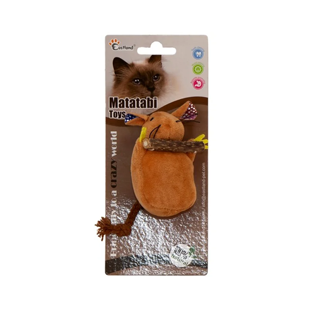 Eastland Matatabili Peluş Fare Kedi Oyuncağı (9,5 cm)