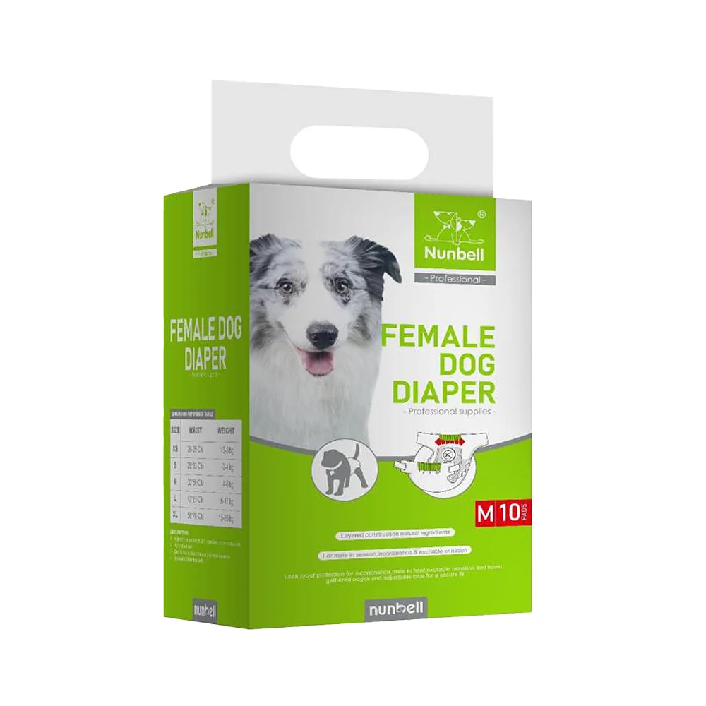 Nunbell Köpek Alt Bağlama Bezi M Boy (10'lu)