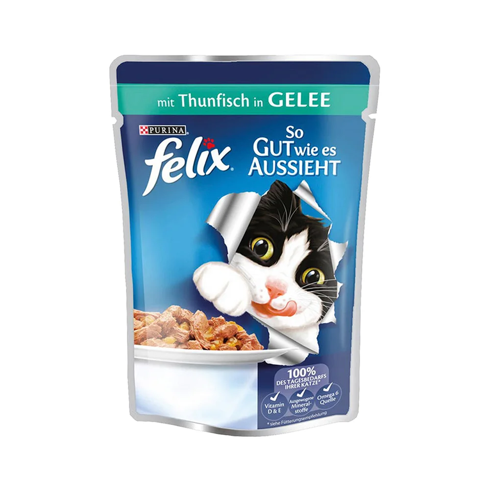 Purina Felix Ton Balıklı Yetişkin Kedi Pouch Yaş Mama (85 g)