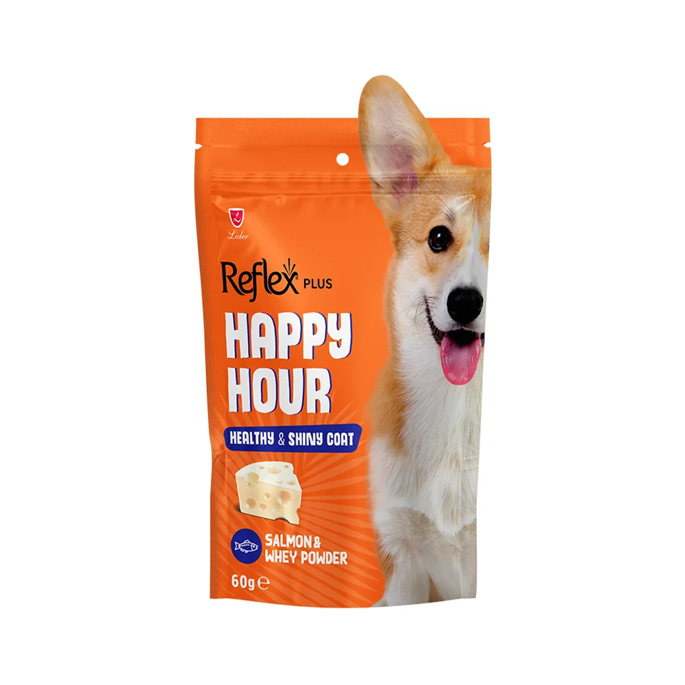 Reflex Plus Happy Hour Tüy Destekleyici Köpek Ödül Maması (60 g)