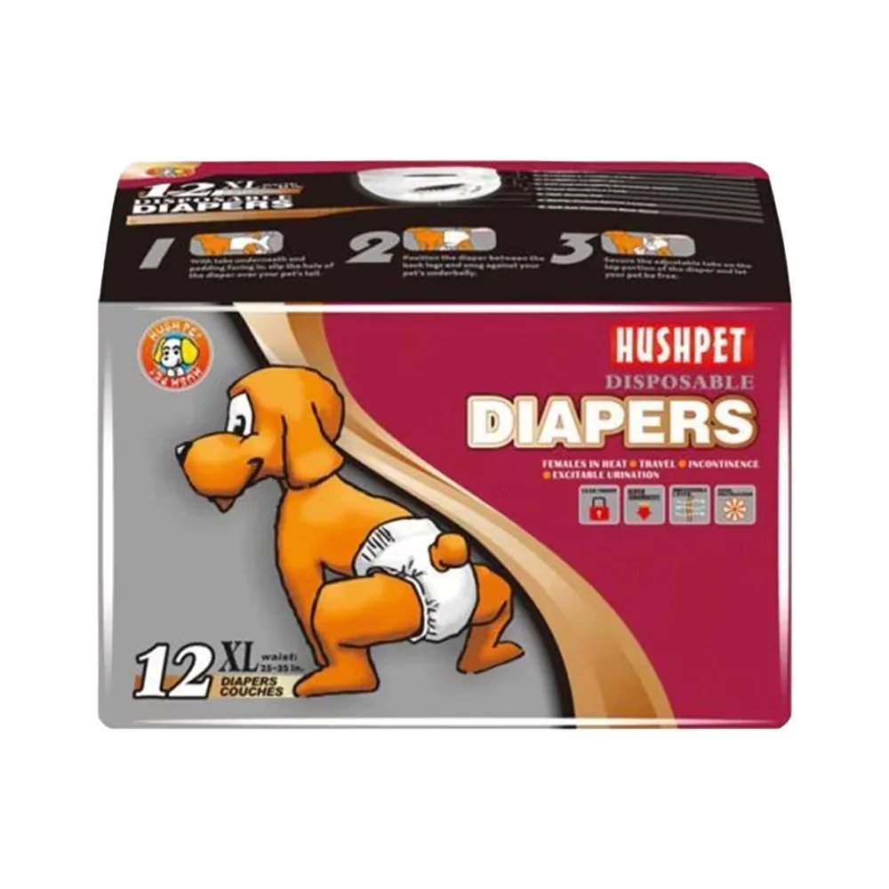 Hushpet Ultra Emici Köpek Külot Çiş Pedi XL (12'li)