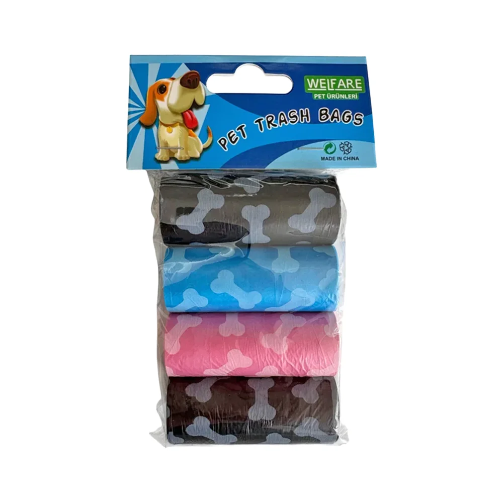 Pet Pretty Köpek Dışkı Toplama Poşeti (4'lü)