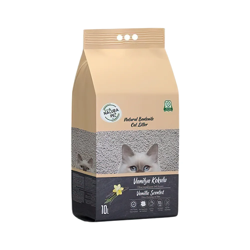 Eco Natura Pet Vanilya Kokulu Kalın Taneli Kedi Kumu (10 L)