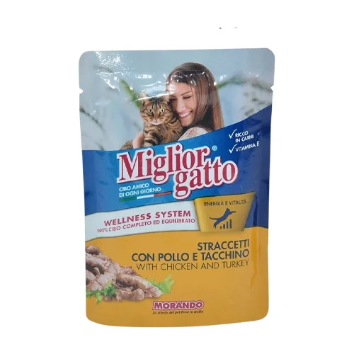 Miglior Gatto Tavuk Etli ve Hindi Etli Kedi Maması (100 g)