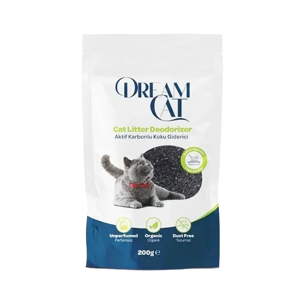Dream Cat Aktif Karbonlu Kedi Kumu Koku Giderici (200 g)