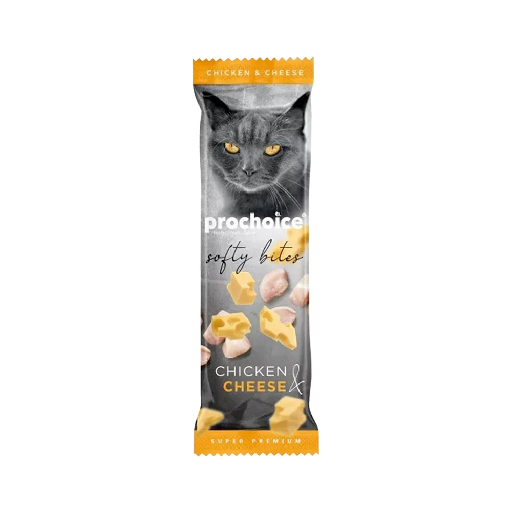 Prochoice Softy Bites Tavuk Etli ve Peynirli Kedi Ödül Maması (10 g)
