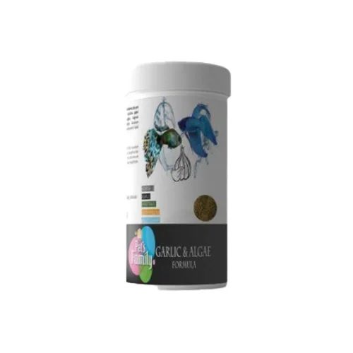Pet's Family Sarımsaklı Yosunlu Granül Balık Yemi (50 g)