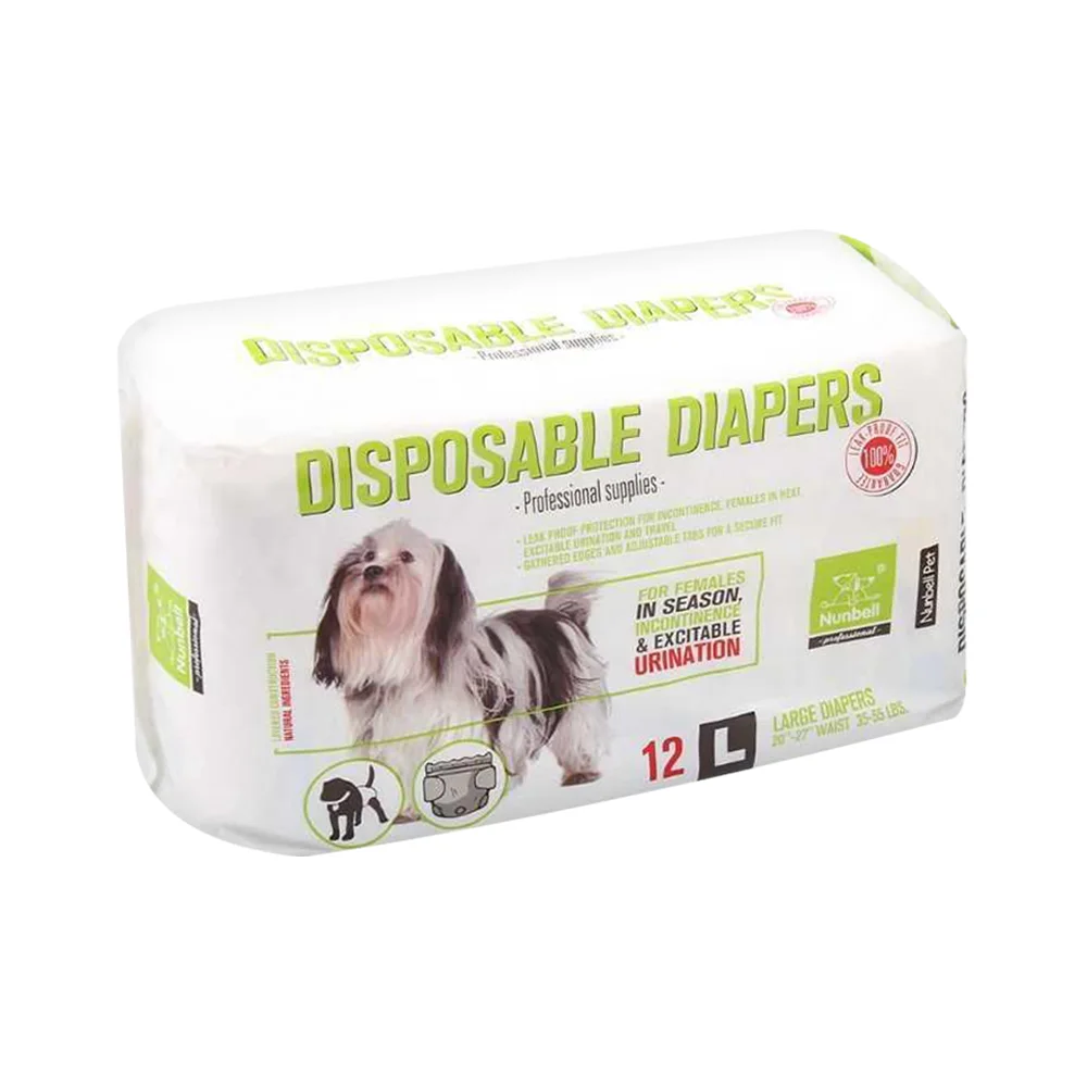 Nunbell Large Köpek Alt Bağlama Bezi (10'lu)