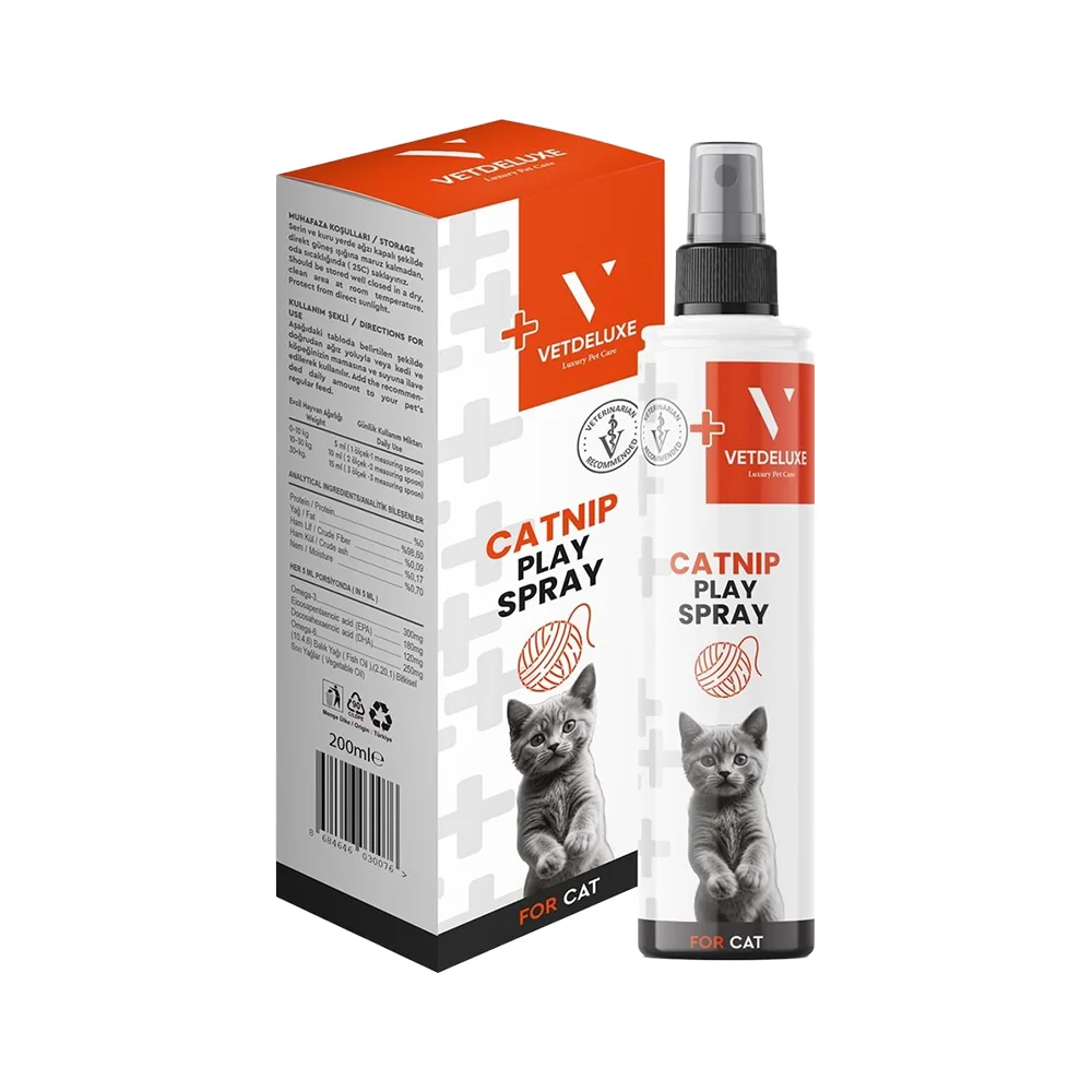 Vetdeluxe Kedi Oyun Spreyi (150 ml)