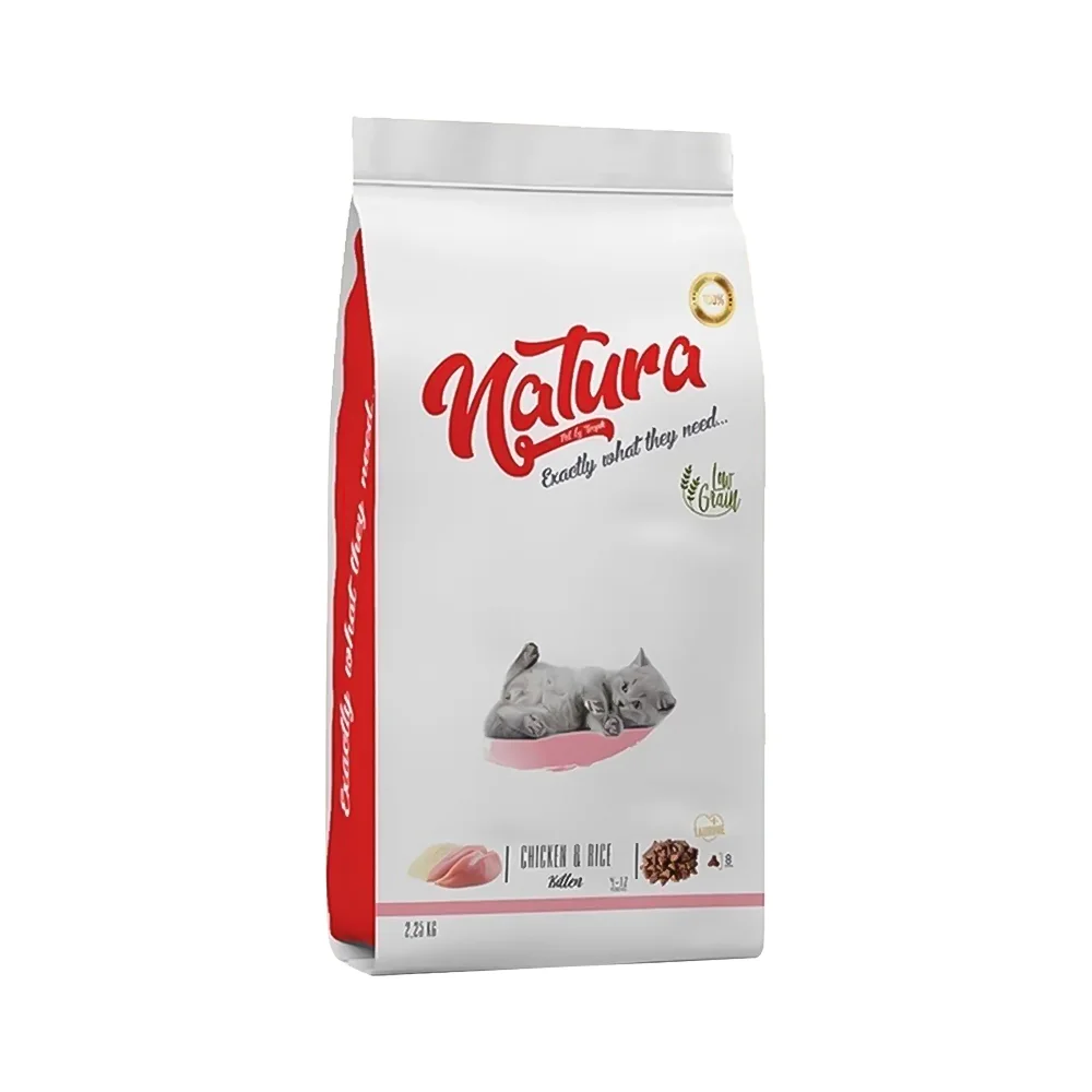 Natura Pet Düşük Tahıllı, Tavuk Etli, Portakallı & Böğürtlenli Yavru Kedi Maması (2 kg)