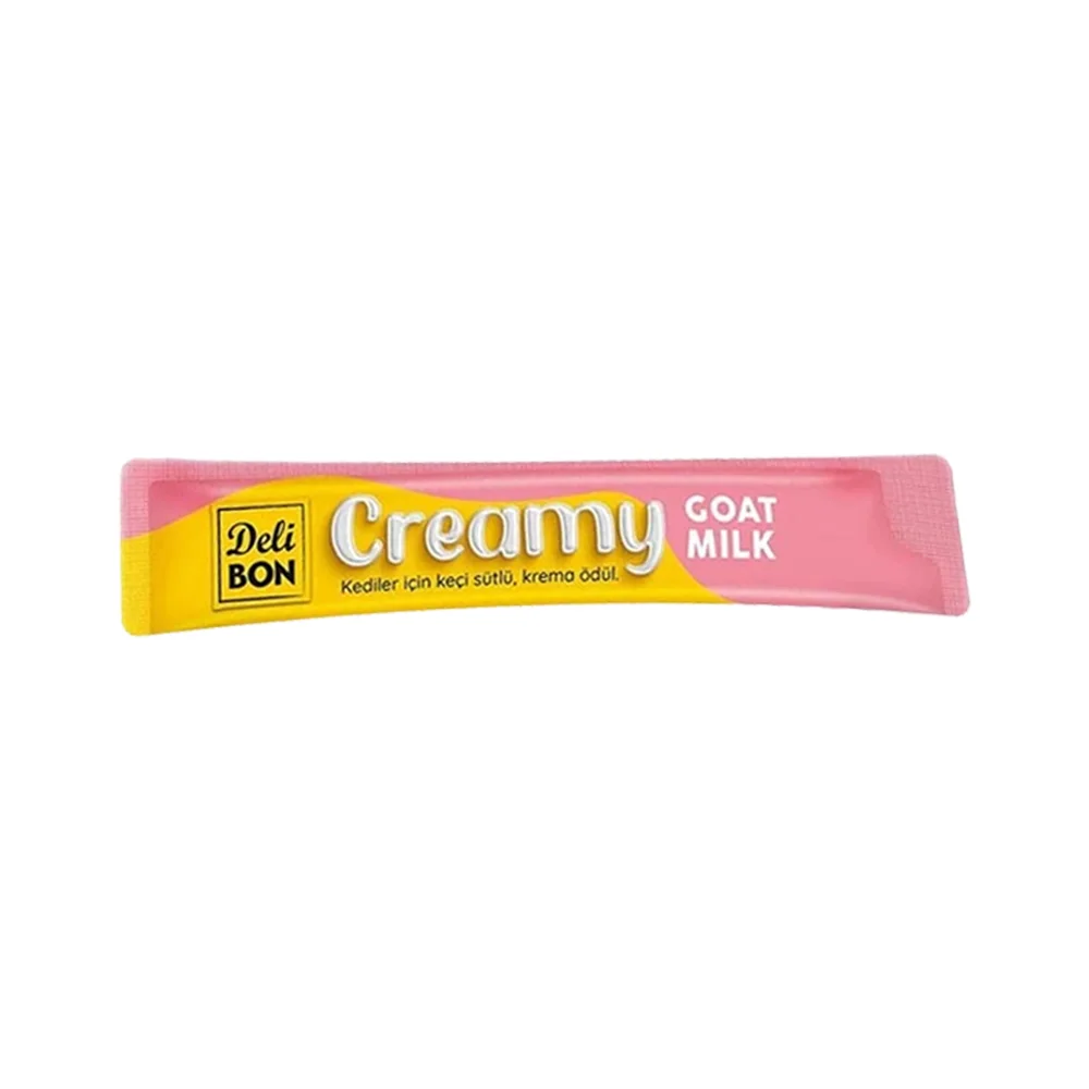 Delibon Creamy Keçi Sütlü Sıvı Kedi Ödül Maması (15 g)