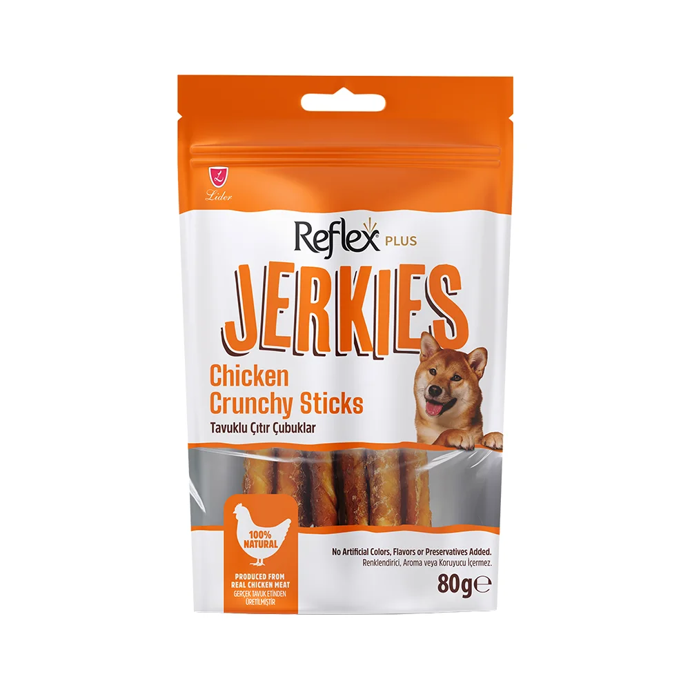 Reflex Tavuk Etli Çıtır Çubuk Köpek Ödülü (80 g)