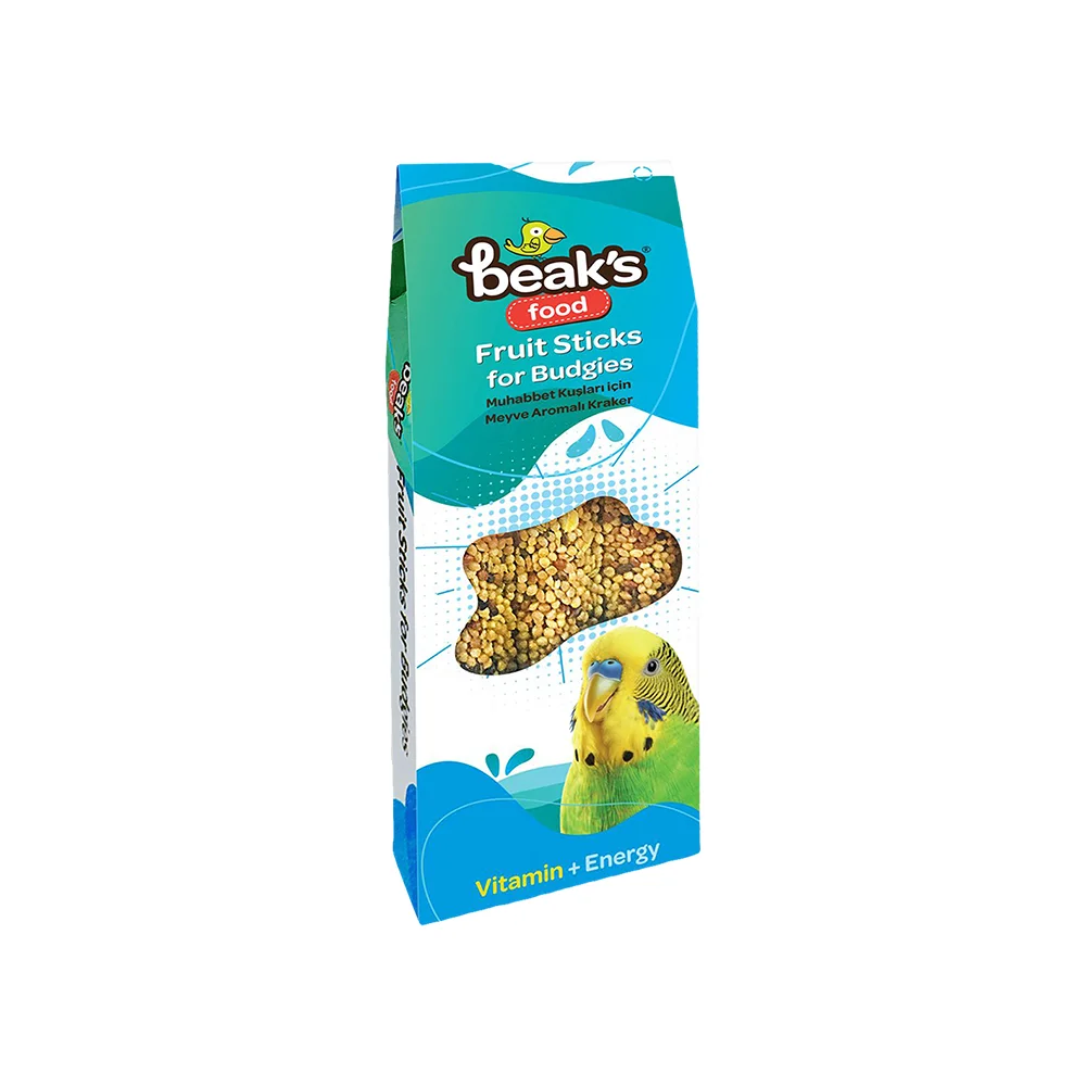 Beak's Meyveli Muhabbet Kuşu Krakeri (3'lü)