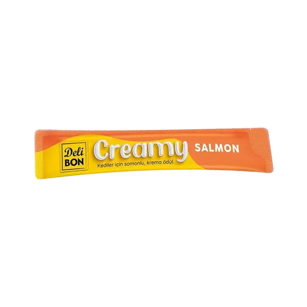 Delibon Creamy Somonlu Sıvı Kedi Ödül Maması (15 g)