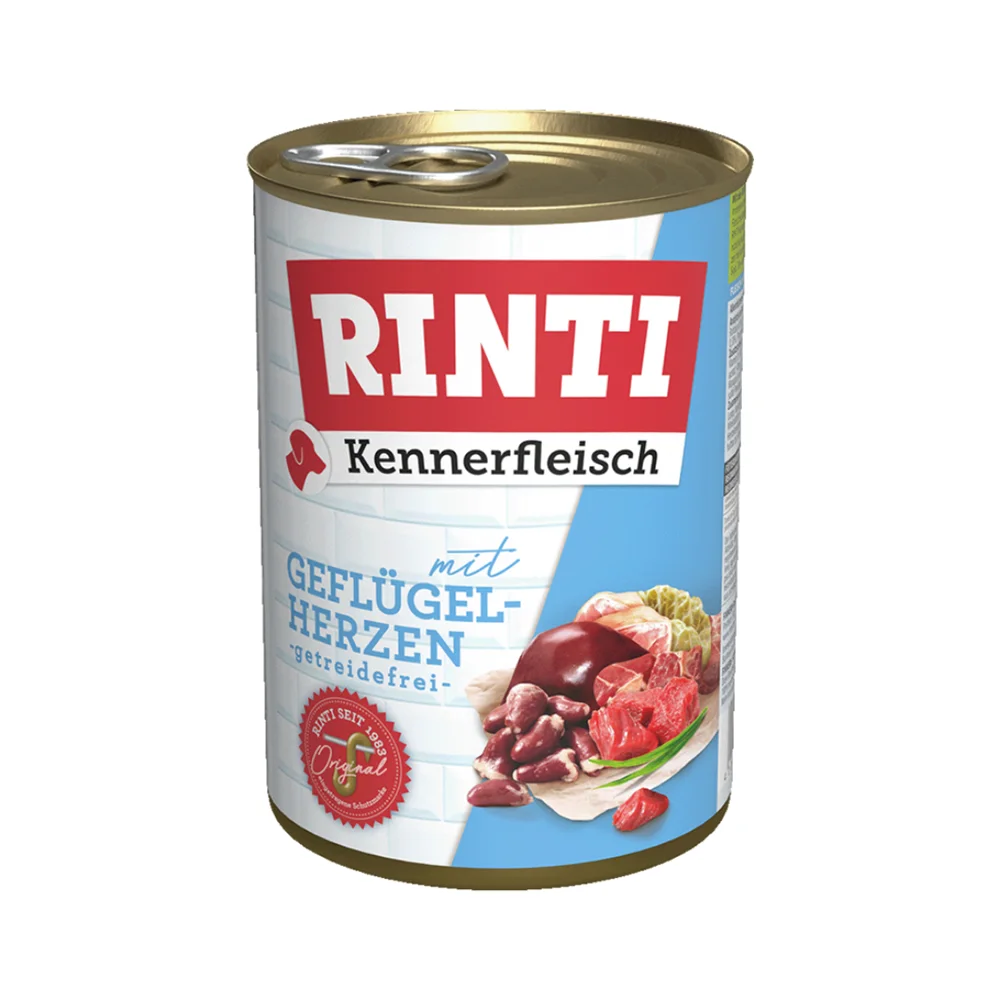 Rinti Gurme Yürek Etli Köpek Yaş Maması (400 g)