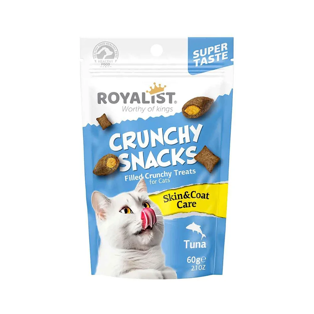 Royalist Crunchy Snacks Tuna Balıklı Kedi Ödülü (60 g)