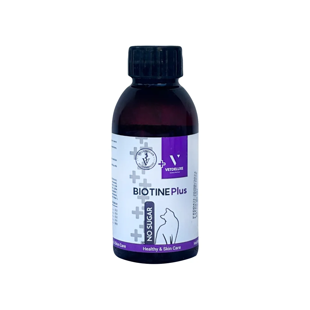 Vetdeluxe Biotine Çinko Katkılı Tüy Sağlığı Destekleyici Damla (100 ml)