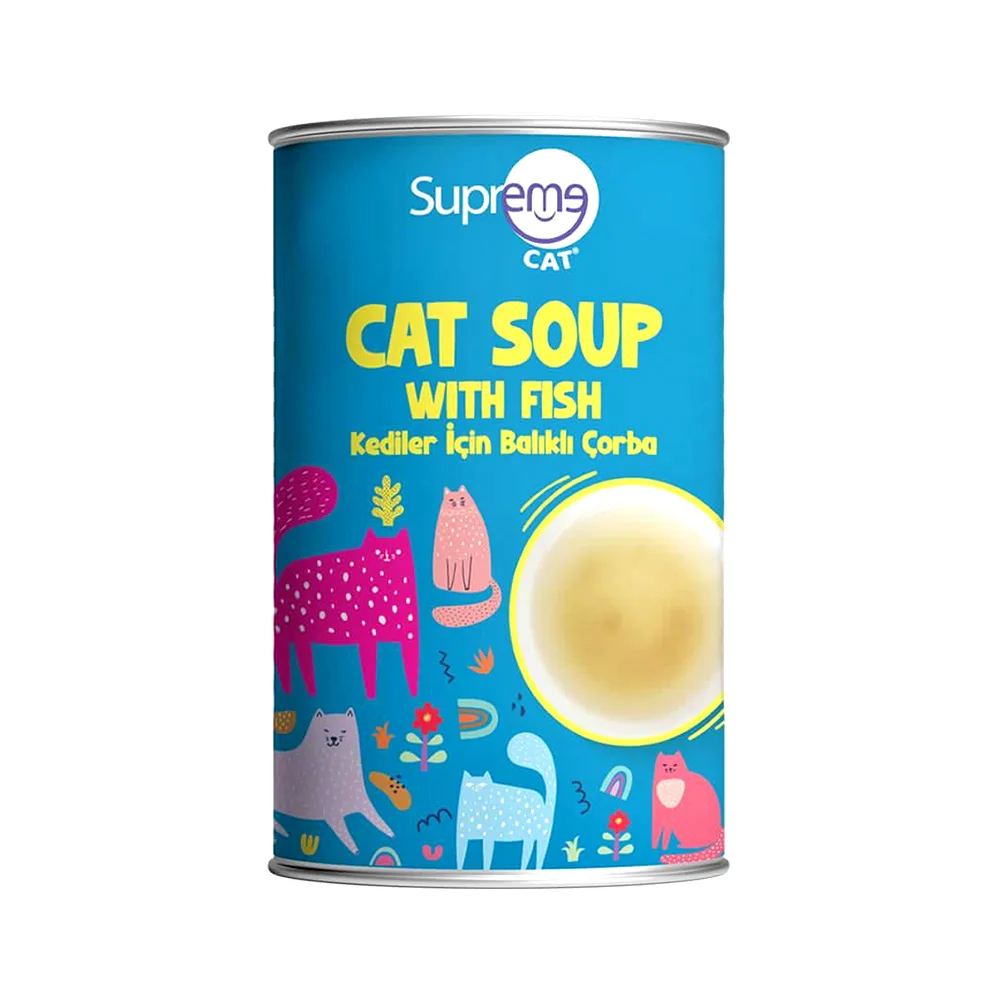 Supreme Cat Balıklı Kedi Çorbası (135 ml)