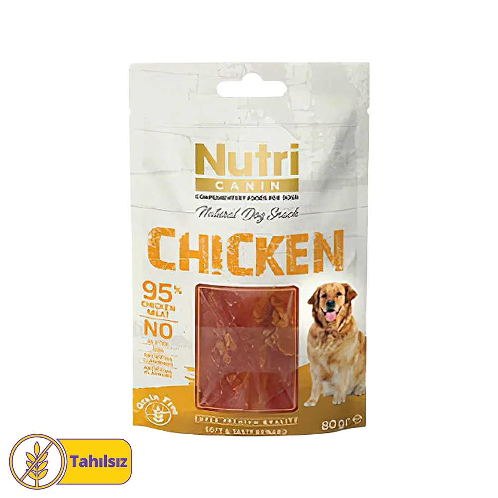 Nutri Canin %95 Tavuk Etli Tahılsız Köpek Ödül Maması (80 g)