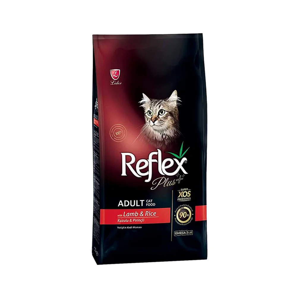 Reflex Plus Kuzu Eti ve Pirinçli Yetişkin Kedi Maması (1,5 kg)