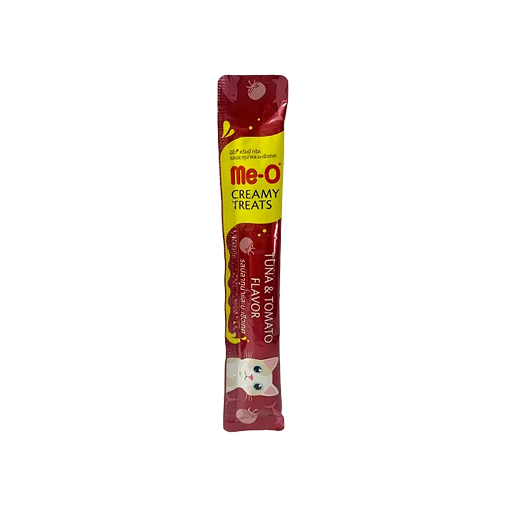 Me-O Creamy Treats Ton Balıklı ve Domatesli Kedi Ödül Maması (15 g)