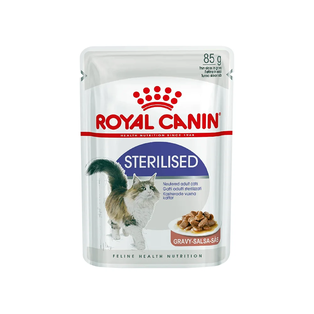Royal Canin Gravy Kısırlaştırılmış Yetişkin Kedi Pouch Yaş Mama (85 g)