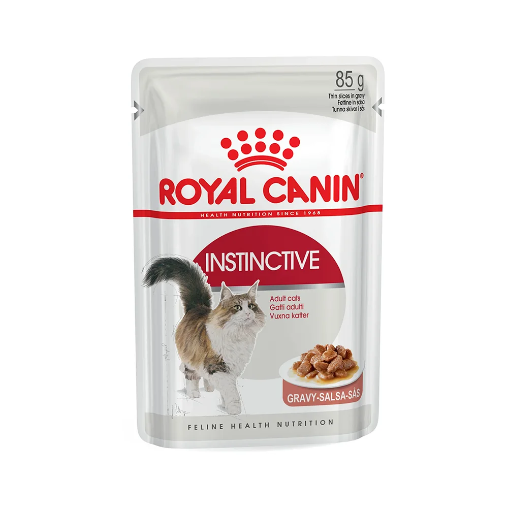 Royal Canin Instinctive Gravy Yetişkin Kedi Pouch Yaş Mama (85 g)