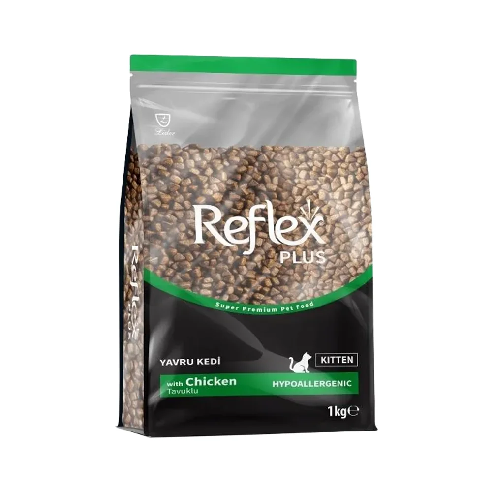 Reflex Plus Hipoalerjenik Kilitli Paket Tavuk Etli Yavru Kedi Maması (1 kg)