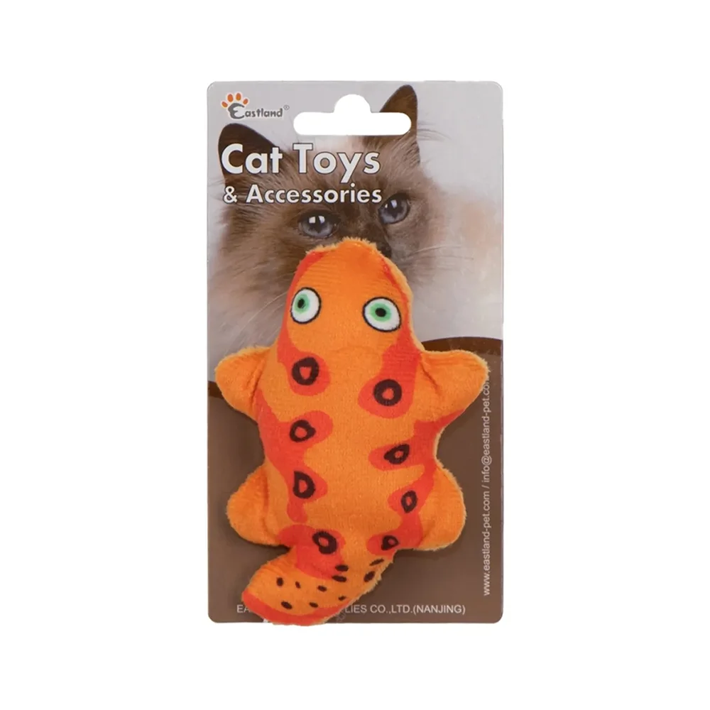 Eastland Kedi Otlu Sesli Semender Kedi Oyuncağı (11,5 cm)