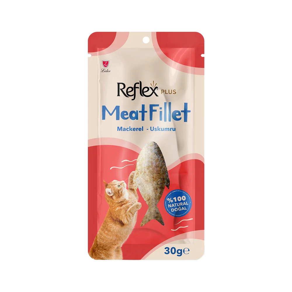 Reflex Plus Meat Fillet Uskumru Balıklı Fileto (30 g)