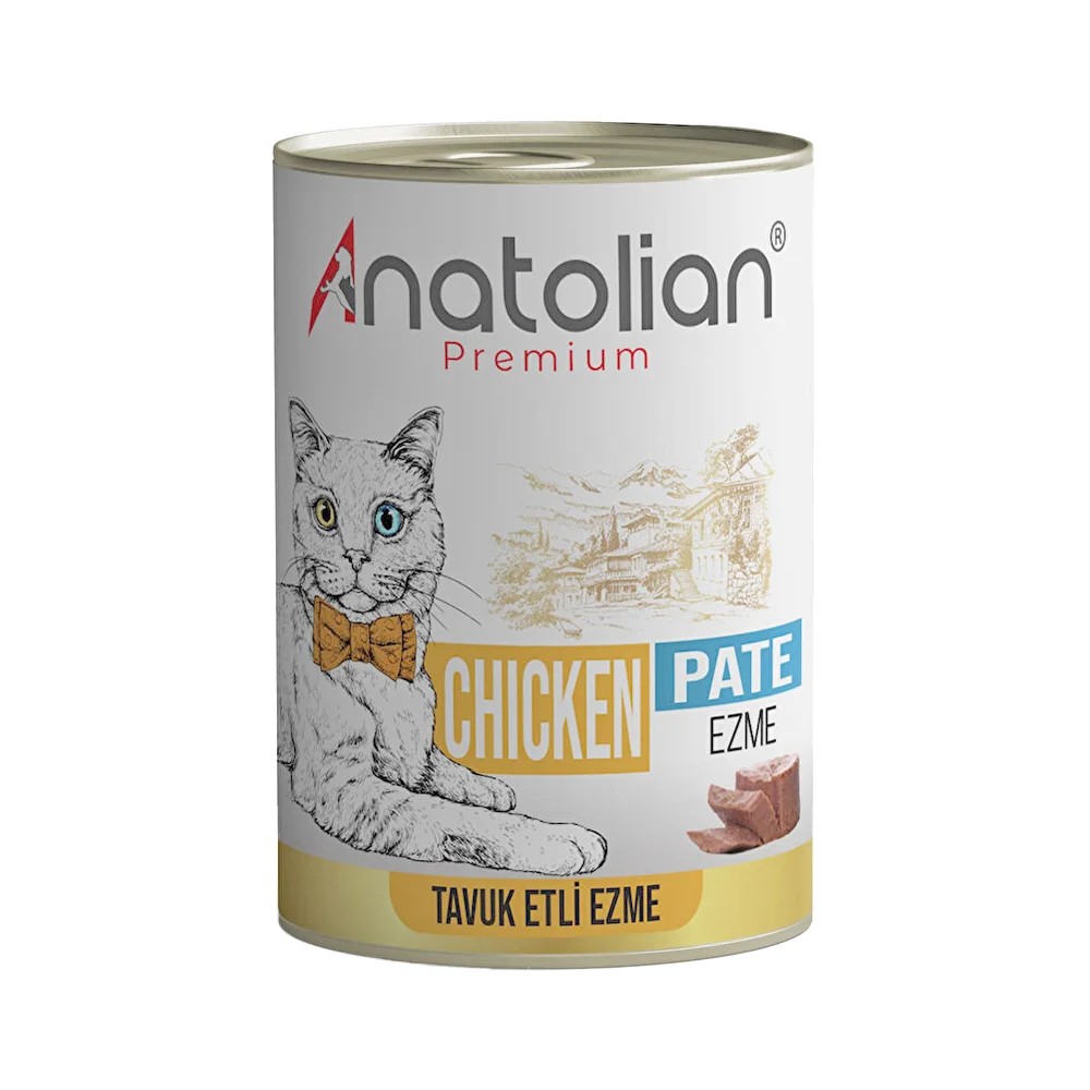 Anatolian Premium Tavuk Etli Ezme Kedi Konservesi (400 g)