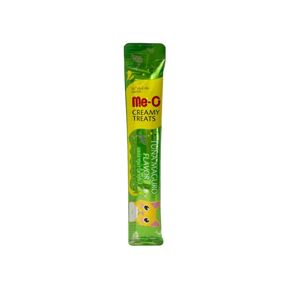 Me-O Creamy Treats Ton Balıklı ve Maguro Balıklı Kedi Ödül Maması (15 g)