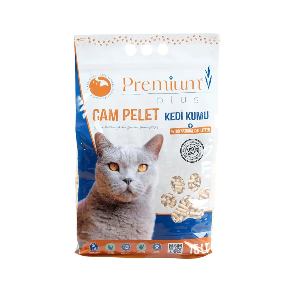 Premium Plus Çam Pelet Kedi Kumu (15 L)
