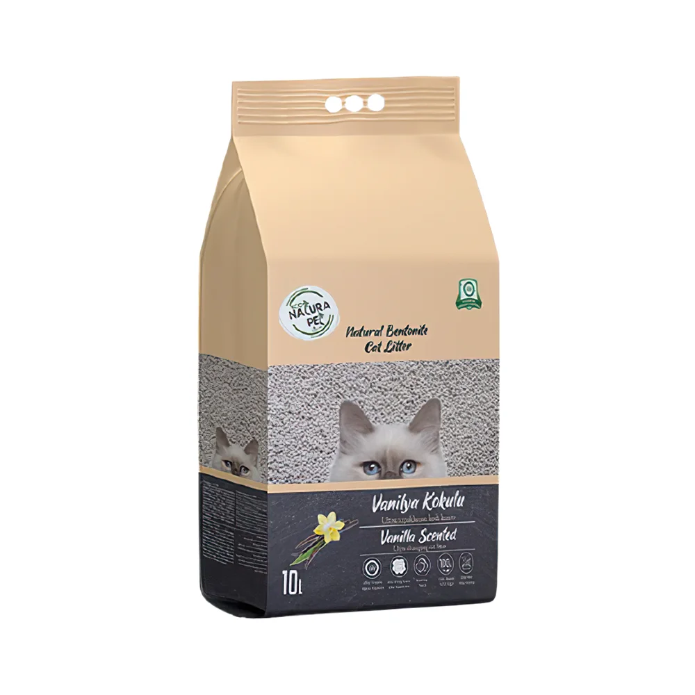 Eco Natura Pet Vanilya Kokulu İnce Taneli Kedi Kumu (10 L)