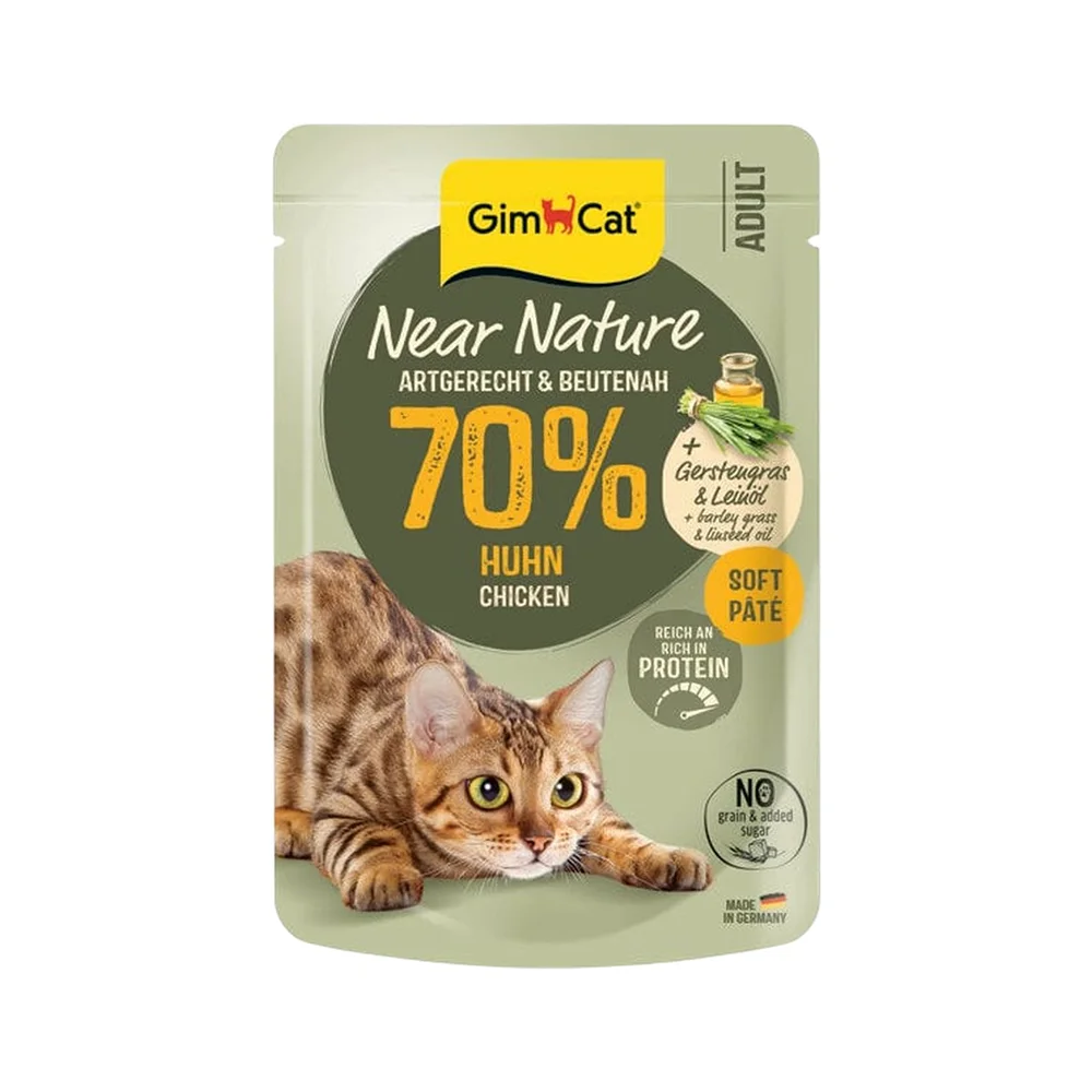 GimCat Near Nature Tavuk Etli Yetişkin Kedi Maması (85 g)