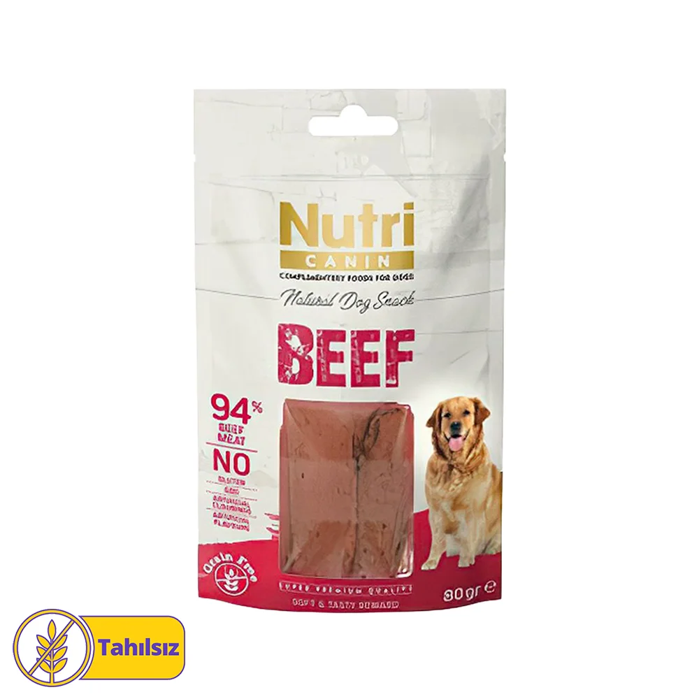 Nutri Canin %94 Sığır Etli Tahılsız Köpek Ödül Maması (80 g)