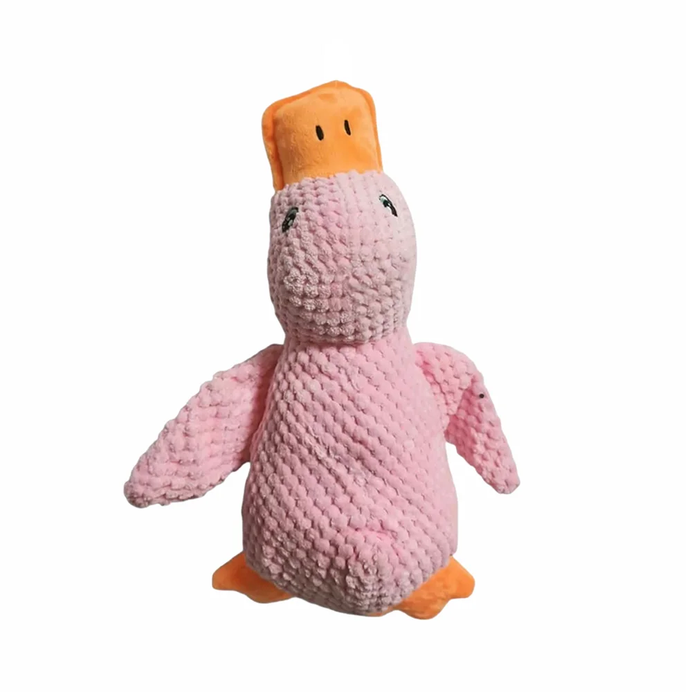 Hakdempet Peluş Sesli Ördek Kedi ve Köpek Oyuncağı (30 cm)