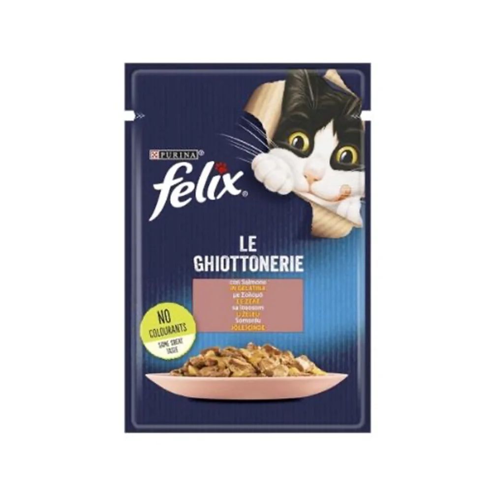 Purina Felix Somonlu Kedi Pouch Yaş Mama (85 g)