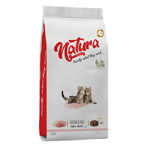 Natura Pet Düşük Tahıllı Tavuk Etli ve Pirinç Yavru Kedi Başlangıç Maması (2,25 kg)