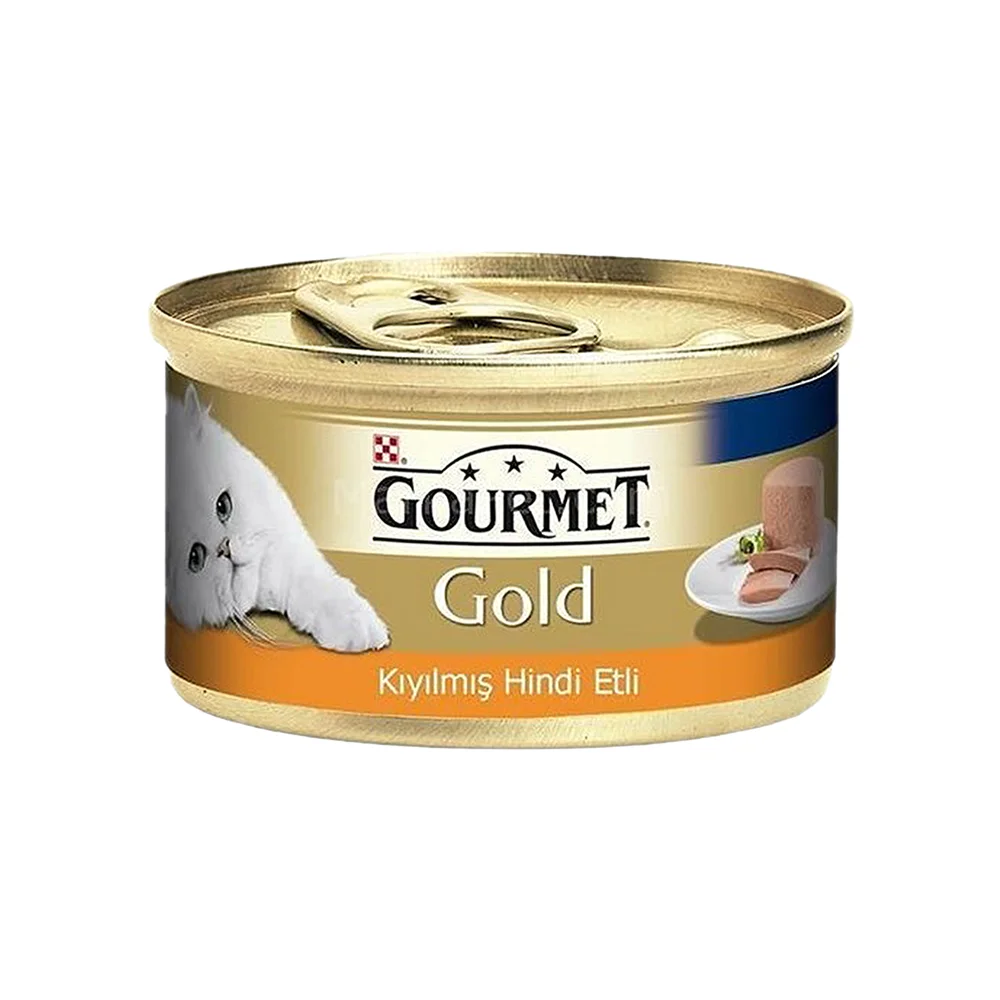 Purina Gourmet Gold Kıyılmış Hindi Etli Kedi Konserve Maması (85 g)